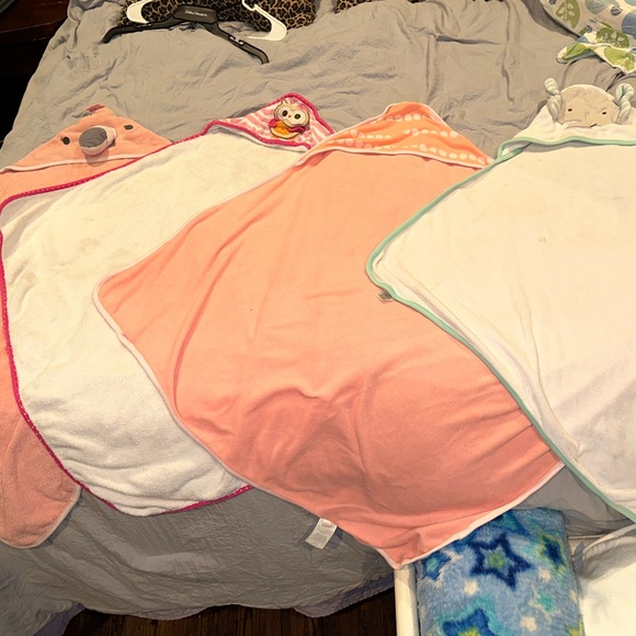 Baby Hooded towels newborn bath time 4 - Picture 5 of 5